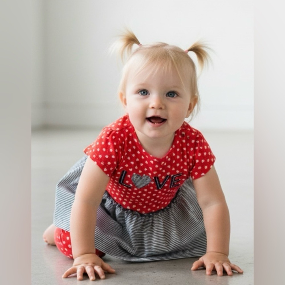 NWT -Child of Mine Red and White Love Set❤️